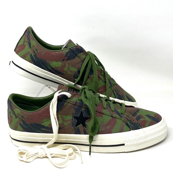 💖MEGA SALE💖Converse One Star Pro Low Top Cypress Green Women’s Canvas A03678C - Picture 1 of 10